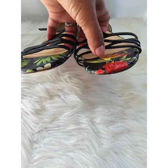Christian Louboutin OLYDIA FLAT PATENT/CALF HAWAII  black size 40 - Picture 3 of 9